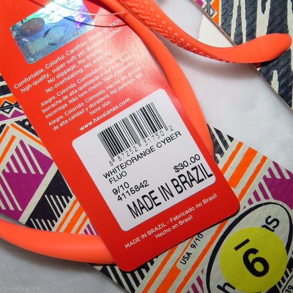*NWT*   Havaianas Aztec Flip Flop Size US 9/10 - Picture 4 of 6